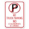 Signmission Bilingual No Parking No Truck Parking No Estacionamiento De Camiones, A-1824-24305 A-1824-24305 - alternate 1